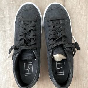 blue sued Nike Lab shoes